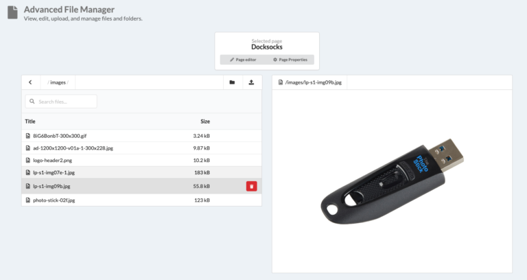 LanderBolt FTP-like file manager